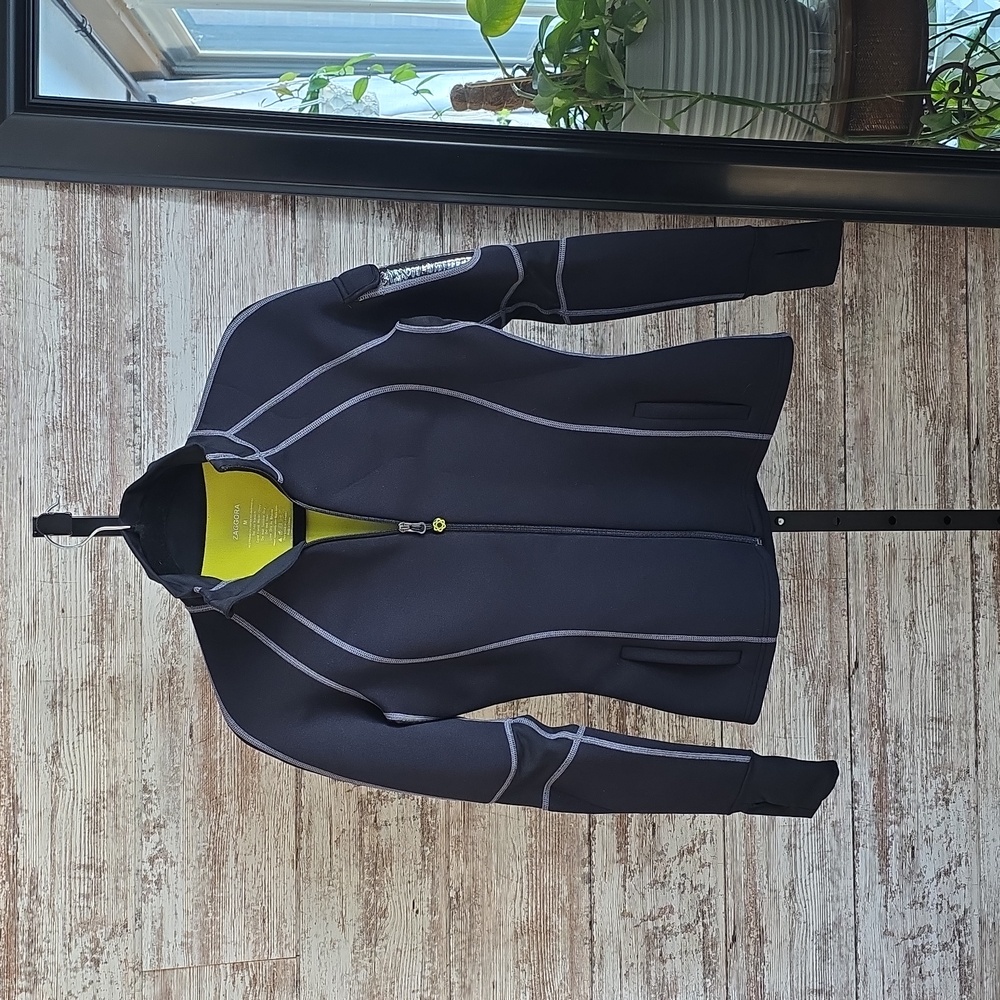 Zaggora Thermo Fit Workout Jacket - Hot Suit- Neoprene Womens Size Medium